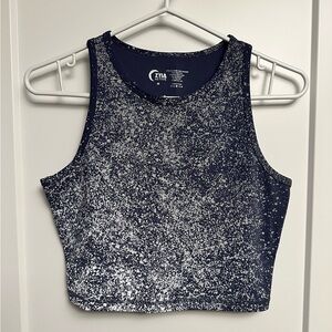 ZYIA Reflective Tank - crop length, size medium